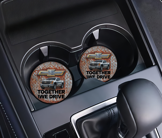 Car Coasters 2 pk