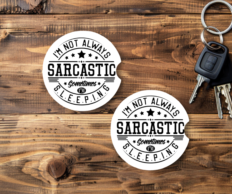 Car Coasters 2 pk