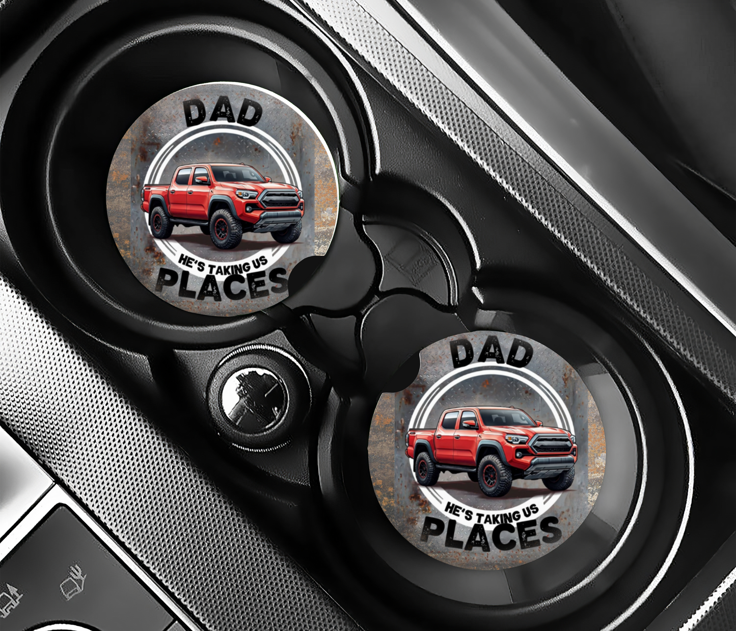 Car Coasters 2 pk