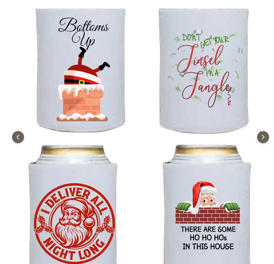 Christmas Koozie 4 pk