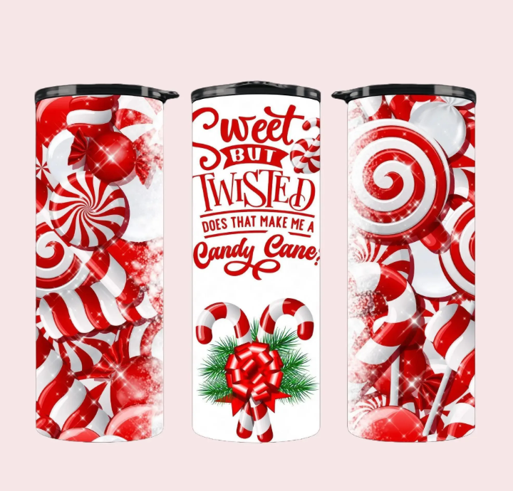 Candy Cane 20oz Tumbler