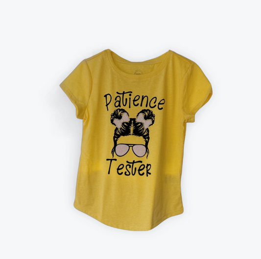 Patience Tester w/ color changing bow & glassess Kids T-shirt